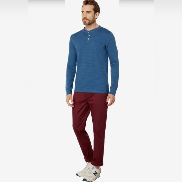 Scotch & Soda Long Sleeve Jersey Grandad Henley T-Shirt RETAIL $79 - Picture 5 of 16